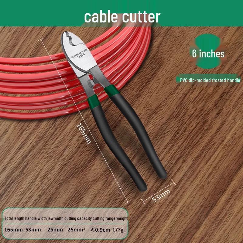 Baolian Electrician's Multi-Tool: Cable Cutter, Wire Stripper, Copper Tube Cutter, and Scissors
