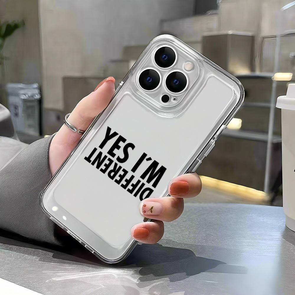 Персонализированный чехол для телефона с английским письмом Для IPhone 16 Чехлы Для IPhone 15 14 13 12 11 X XS Pro Max Чехол-бампер Coque