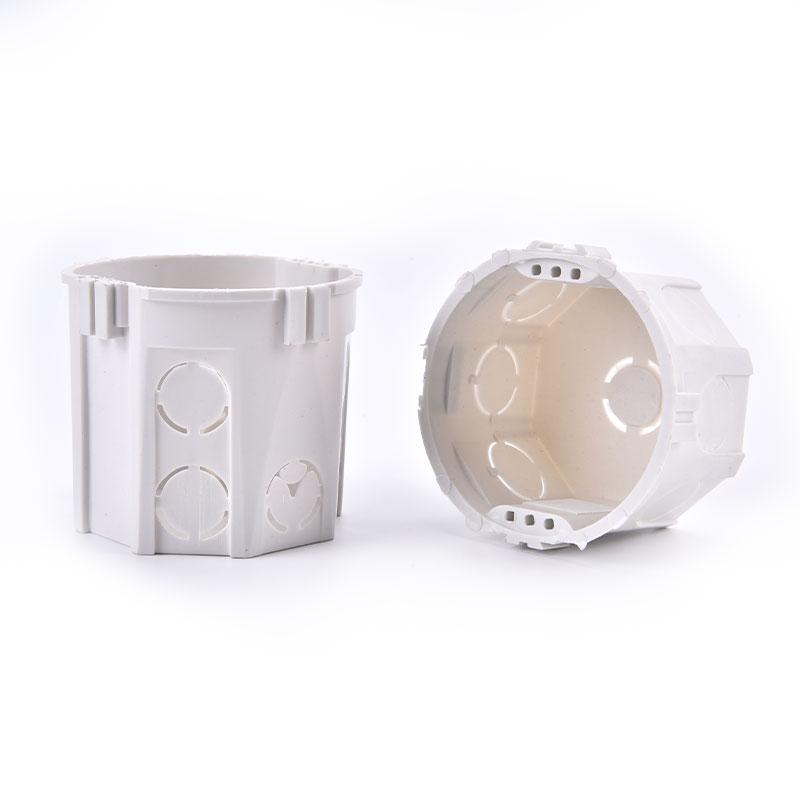 Кассета белой коробки настенной установки внутренняя для переключателя и розетки стандарта ЕС круглая низкопробная проволочная коробка