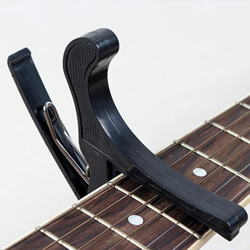 Acoustics & Electric Guitar Capo Tone Clip Portable Guitar Tunings Clamp Quick Change Guitar Capo Clip Easy to Use