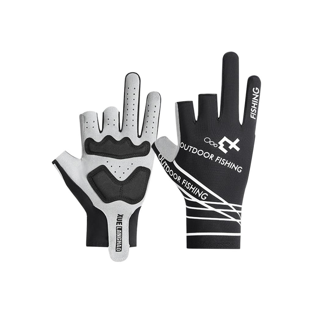 Мужские перчатки для охоты, легкие перчатки без пальцев, для активного отдыха, противотуманные