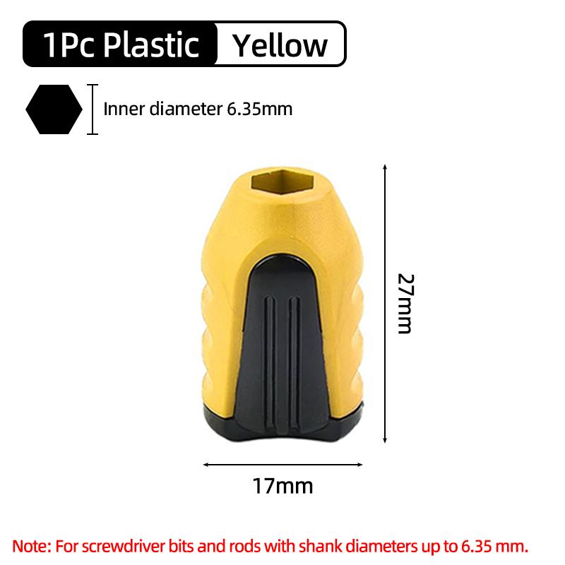 Магнитный держатель бит Магнитное кольцо Сильный намагничиватель Демагнетизатор 6,35 мм Держатель бит для крестовой отвертки Phillips Ручные инструменты