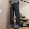 Мужские весенне-осенние новые свободные прямые брюки водонепроницаемые уличные штурмовые повседневные брюки