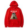 Funny Ok I Pull Up Capybara Print Hoodie Men's Fashion Casual Oversized Hooded Sweatshirts Gothic Pullovers Clothes for Teens