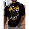 Maverick Men'S T-Shirt Street Style Rebel Attitude Print Pattern Pure Premium Print Durable Casual Fashion
