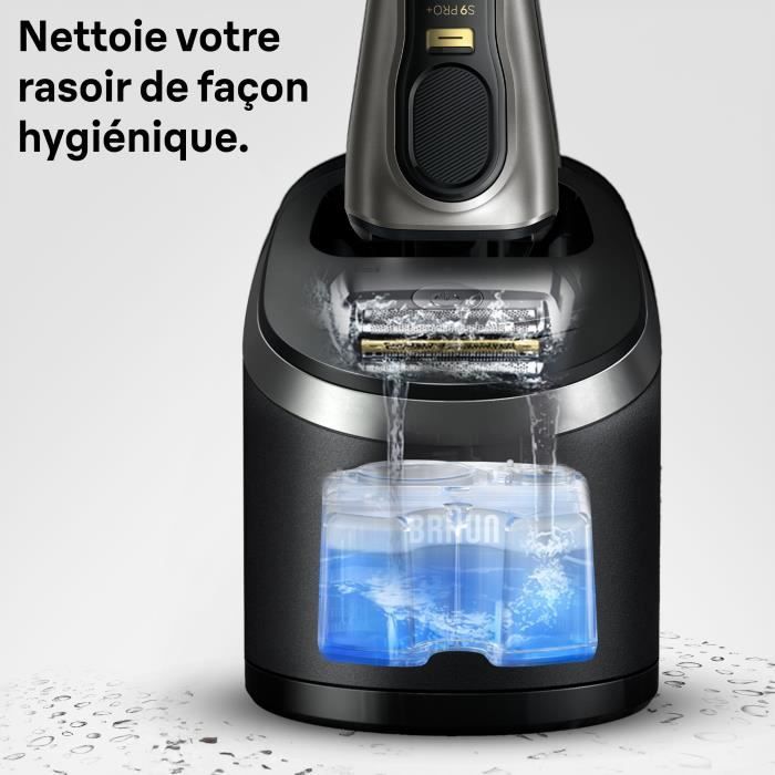 Cartouche de nettoyage - BRAUN - CCR4 Recharges clean &amp; renew - Pour station SmartCare - Pack de 4