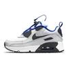Nike Детские кроссовки Air Max 90 Toggle PS White Grey Fog с платиновым отливом, железно-серый CV0064-101