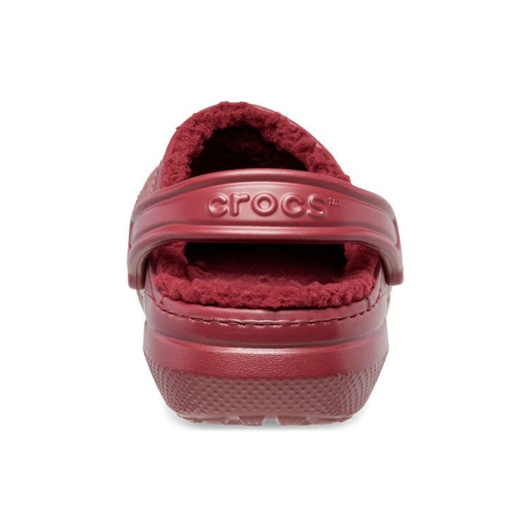 Crocs Классические теплые хлопковые клоги Пляжные сандалии Сандалии унисекс Гранатово-красный 203591-612
