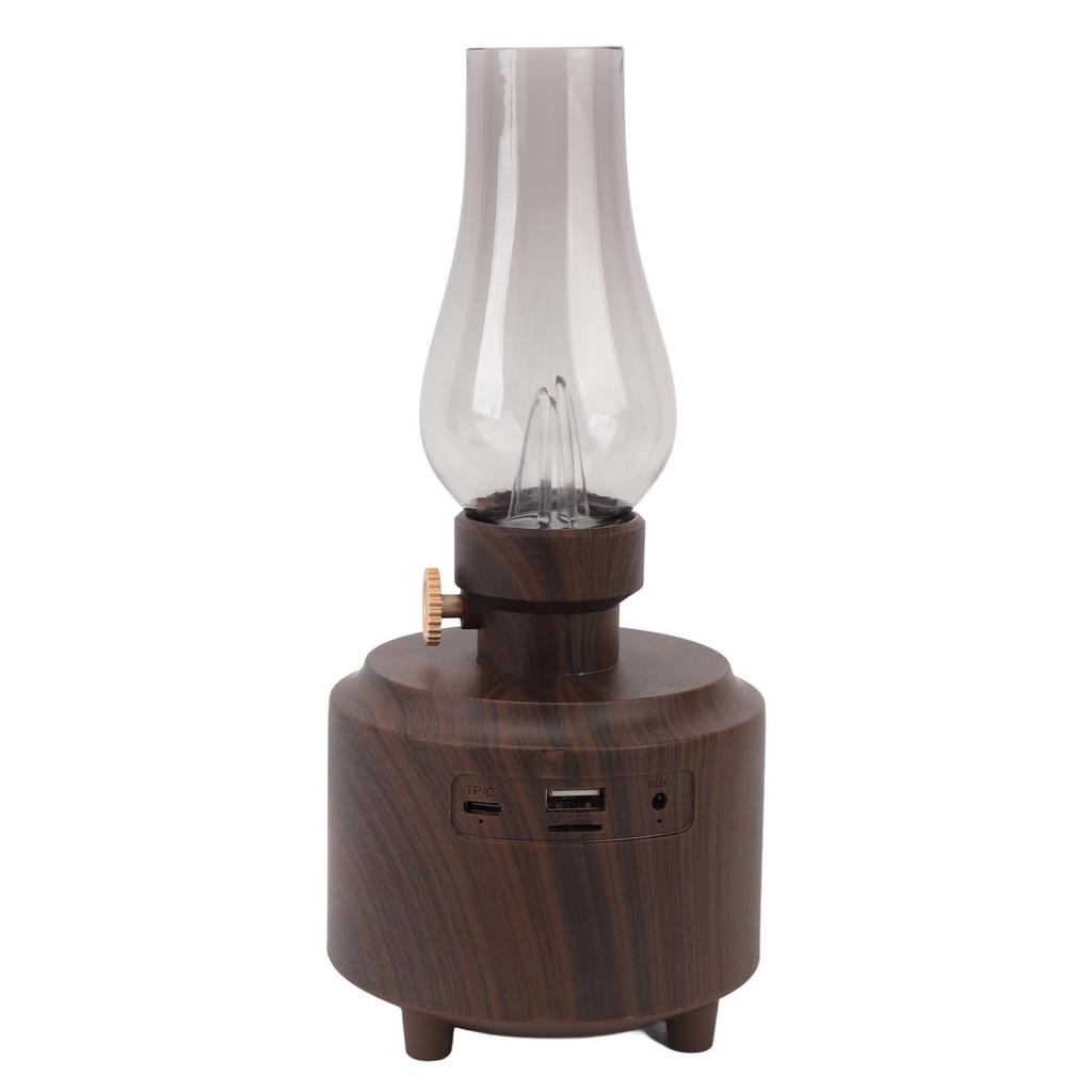 Speaker Vintage Table Lamp Support USB Memory Card Input Wireless Speaker for Bedroom Bar