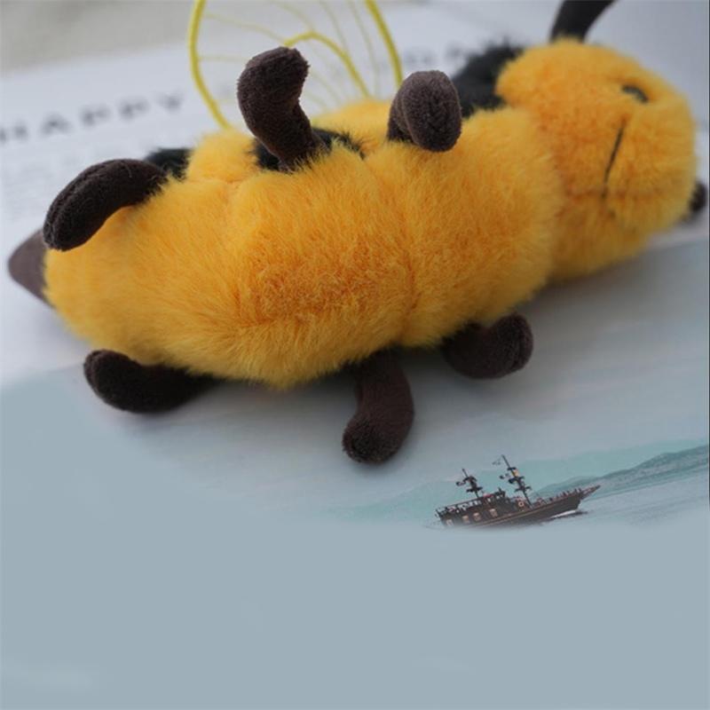 Мультяшное животное пчела плюшевый брелок мягкая кукла игрушки рюкзак кулон украшения подарки