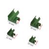 Cross Plastic Gardening Pillar Greenhouse Tray Bracket Fixed Clamp Garden Hose Pipe Clap Agriculture Plant Support 10 Pcs