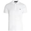 Polo однотонная рубашка поло с вышитым логотипом с коротким рукавом, мужская белая 710660897-004