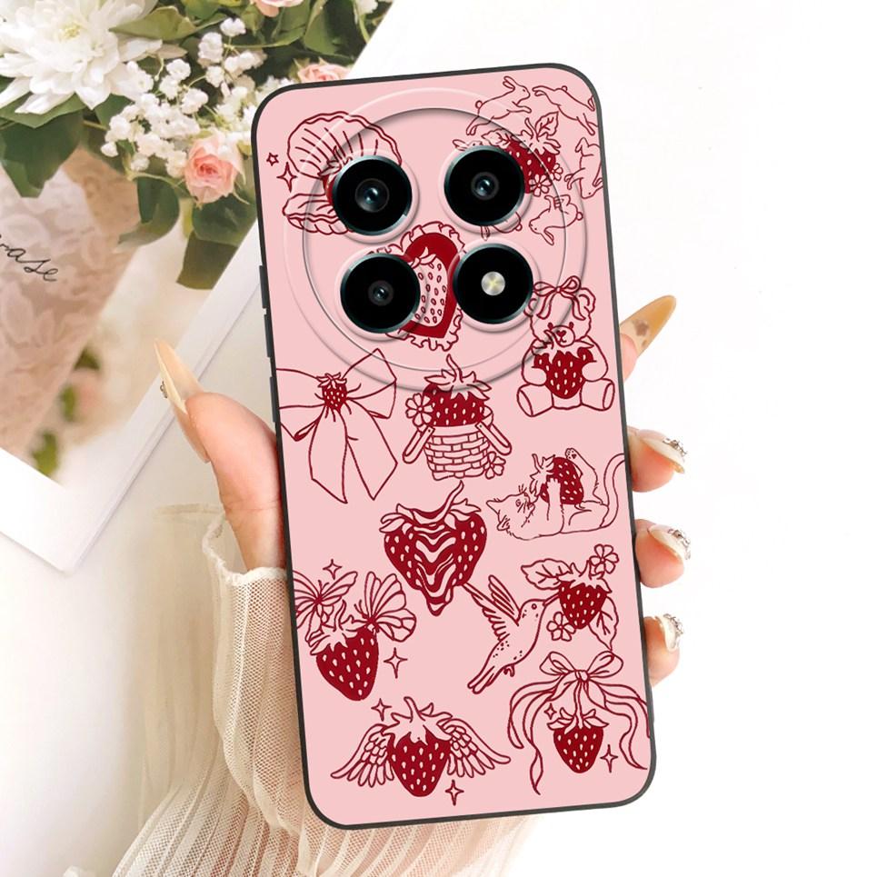Daisy Bow Pattern Butterfly Flower Cherry Back Cover For Realme 13 Pro Pro+  Phone Case Soft Silicone Casing On Realme P1 Speed