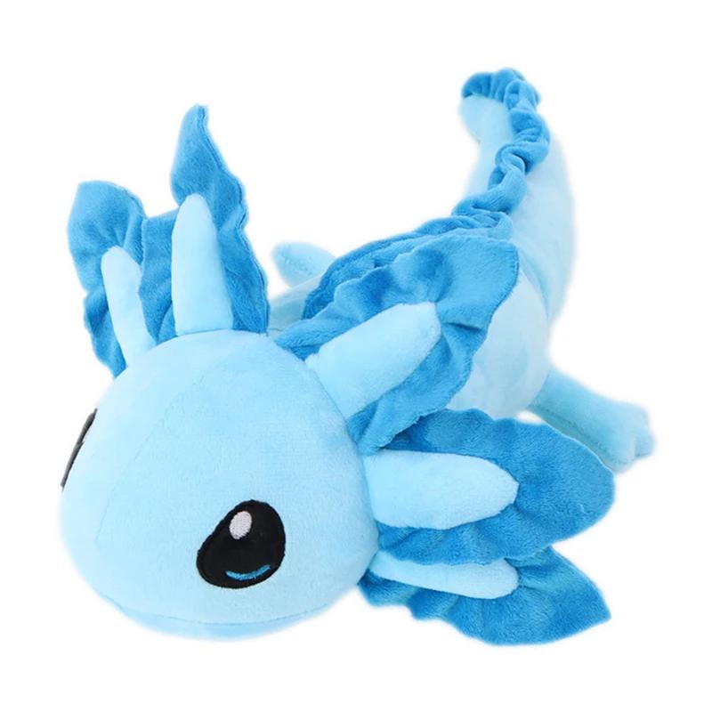 40/70cm Axolotl Plush Toy Soft Stuffed Plushie Doll Cartoon Character Toys Kids Baby Chlidren Christmas Gift