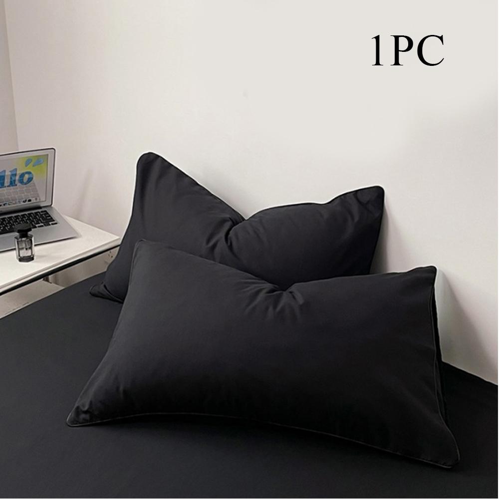 Cotton Pillowcase High-Quality Envelope Pillowcover Solid Color Pillow Case Bedding Sleep Pillow Cover Case 48x74