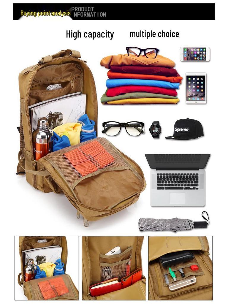 Camouflage Hiking and Camping Backpack