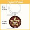 Five Pointed Star Charm Keychain With Fashionable Design For Holiday And Special Event Gifts