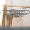 Special Plastic Hanger for Flocking Pants Rack Organization, Anti-slip and Seamless Pants Hanging Rack for Home Use