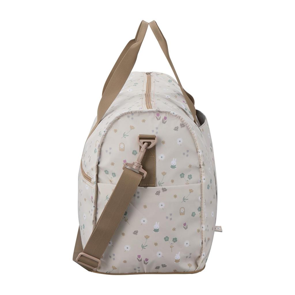 Складная сумка Boston, большая, Miffy HPL0004, B272. Греж Маленькие Цветы