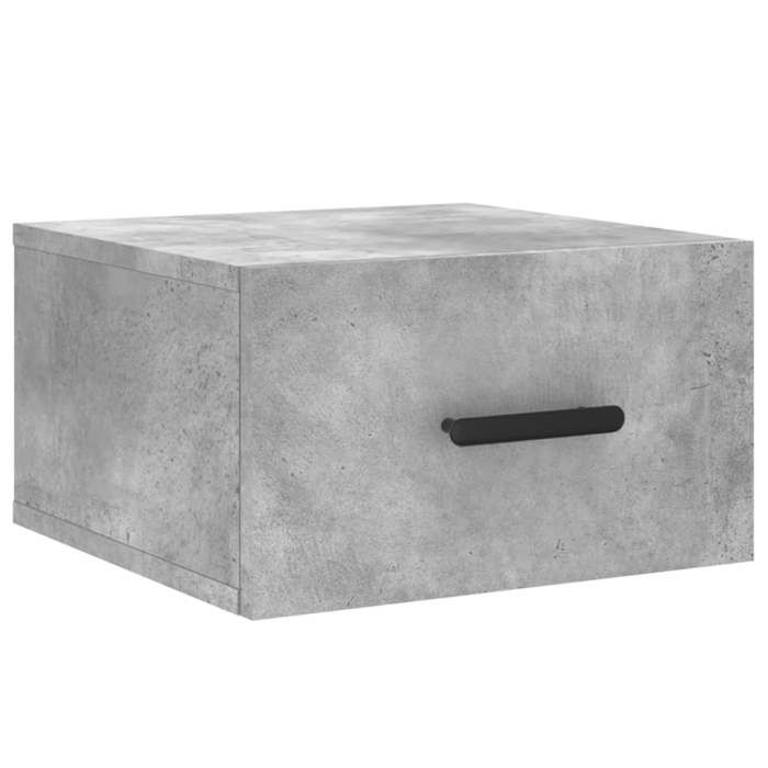 Maison Exclusive - Table de chevet murale gris béton 35x35x20 cm