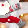 Christmas Curtain Buckle Christmas Home Decorations Santa Claus Snowman Window Ornament Decor Supplies Festival Kids Gifts