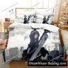 NieR Automata 2B Luxury Bedding Set  Anime Cartoon Duvet Cover Set Comforter Bedspread Twin Single Size Printed Home Textile