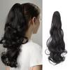 Синтетический 18-дюймовый небольшой зажим с когтями, хвост, длинный волнистый хвост, длинный вьющийся хвост, длинный зажим, женский парик