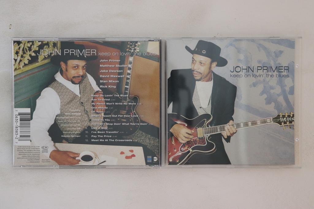 CD JOHN PRIMER - Keep On Lovin' The Blues 0630183832 Code Blue 1997 Европа Блюз Б/У