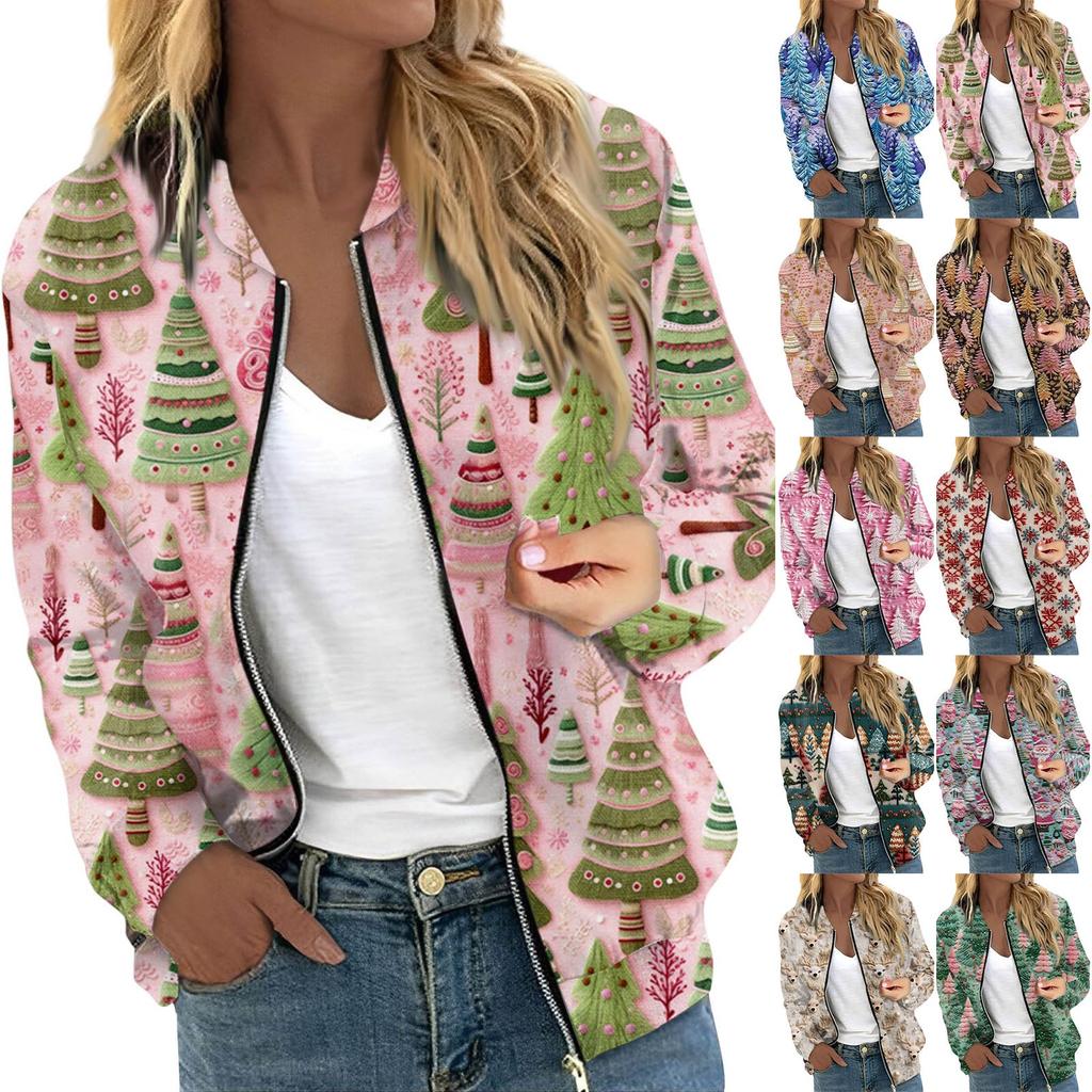 Женская куртка с длинным рукавом, легкая, на молнии, укороченная, с цветочным принтом, верхняя одежда, повседневная, стеганая куртка с карманами