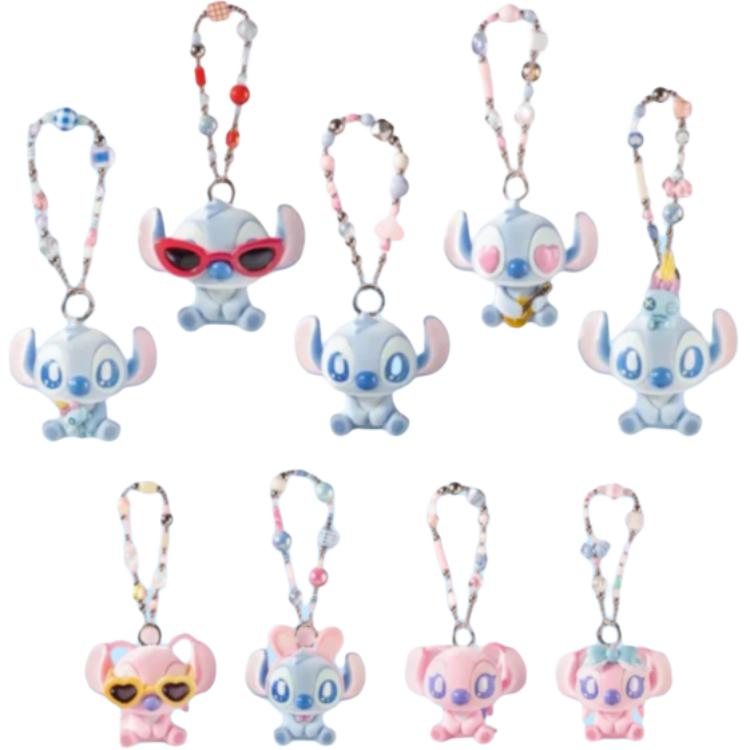 MINISO Коллекция Stitch Признание в любви Флок Подвеска Мистери Боксы Один Мистери Бокс/Полная Коробка 8 Шт Кукла
