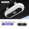 For KIA Car Glasses Case Sun Visor Hanging Eyeglass Storage Holder Box K5 K2 Rio Optima Sportage Venga Sorento Stonic Forte EQ9