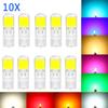 10 шт. светодиодных ламп T10 W5W 194 T15 W16W Sapphire без драйвера, COB, для салона автомобиля, для чтения, плафонов освещения салона, стоп-сигналов, белые 6000K, желтые