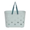 Storage Basket with Handle Large Capacity Hollow Design Portable Shower Caddy Tote Organizer Basket Bin for Bathroom