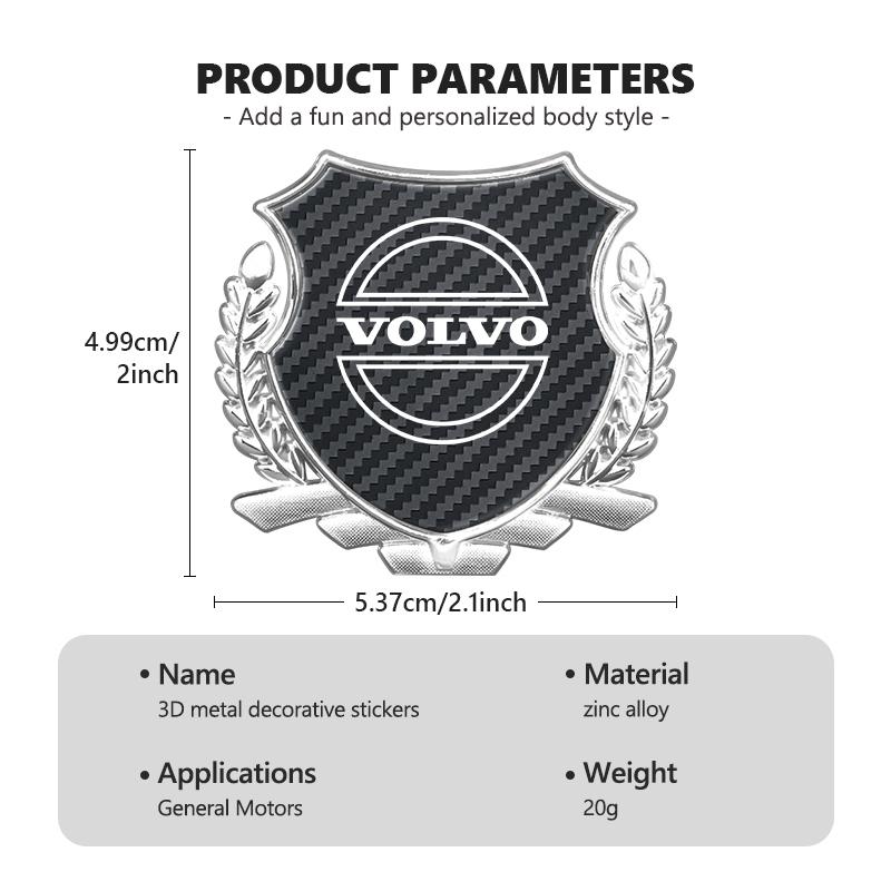 Для автомобиля Volvo Наклейка с эмблемой Форма колосьев Наклейки на боковое окно двери кузова XC90 V90 V60 V40 S80 S60 S90 C40 XC60 XC40 V70 XC70 JL9