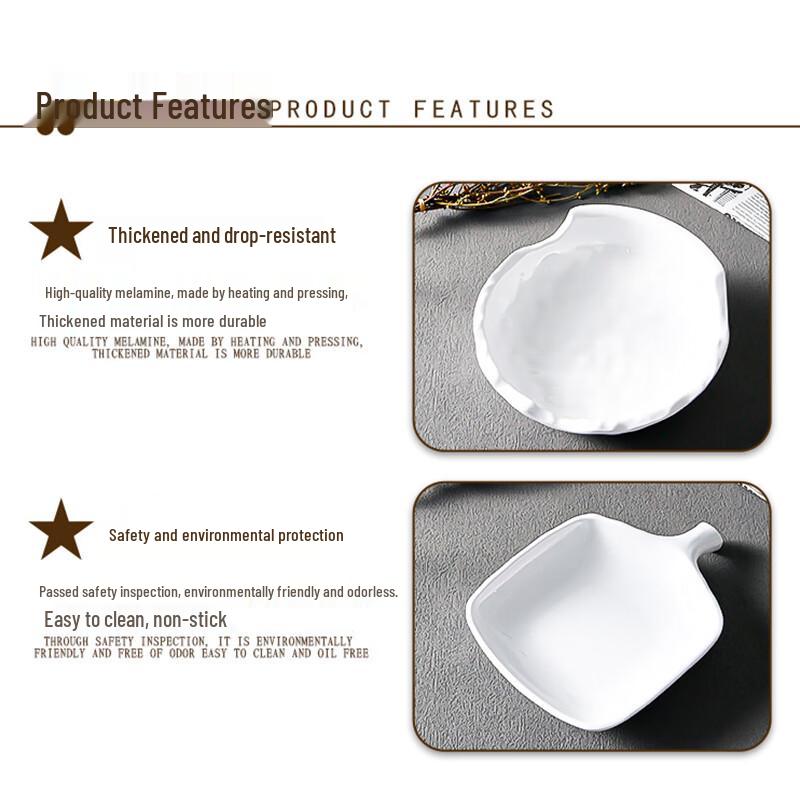 VAKADA Меламиновая лопатка и совок для сервировки с ручками, 3 шт.