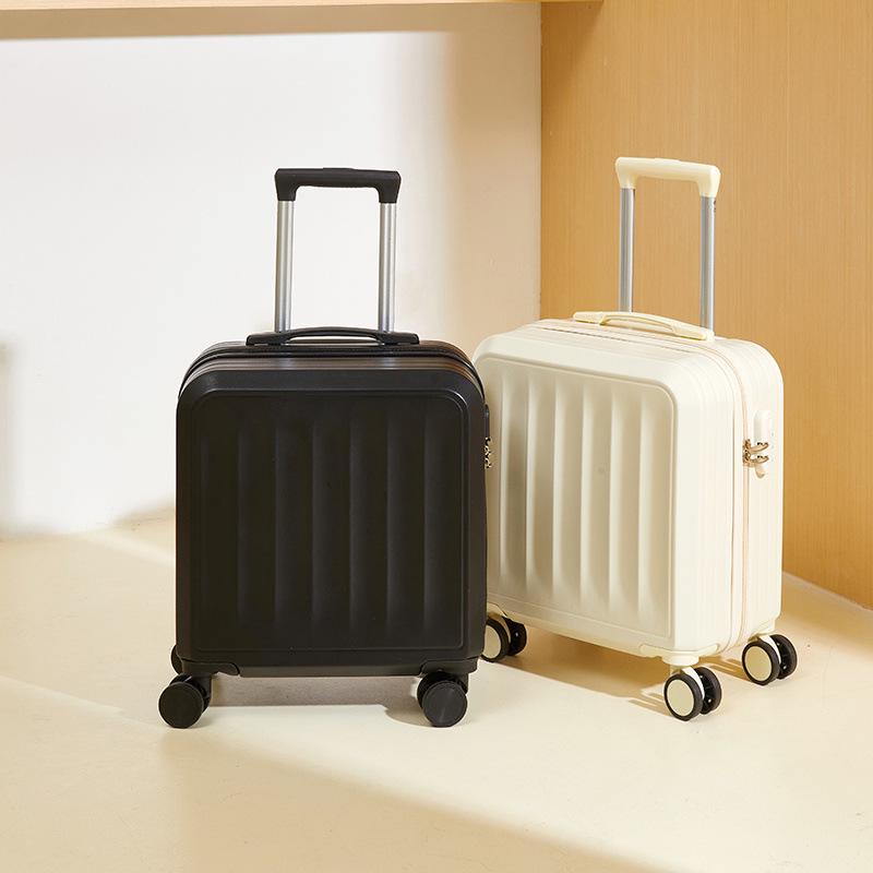 Lightweight Carry-On Luggage with Silent Wheels & Combo Lock for Students & Women