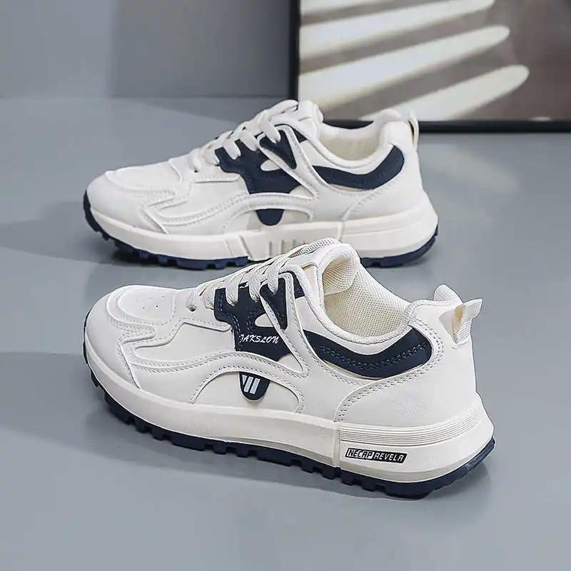 Коричневые ботинки хай-кат из искусственной кожи, женские ботинки, кеды для скейтборда и тенниса, спортивная обувь, супер распродажа, трендовые сапатени, милые