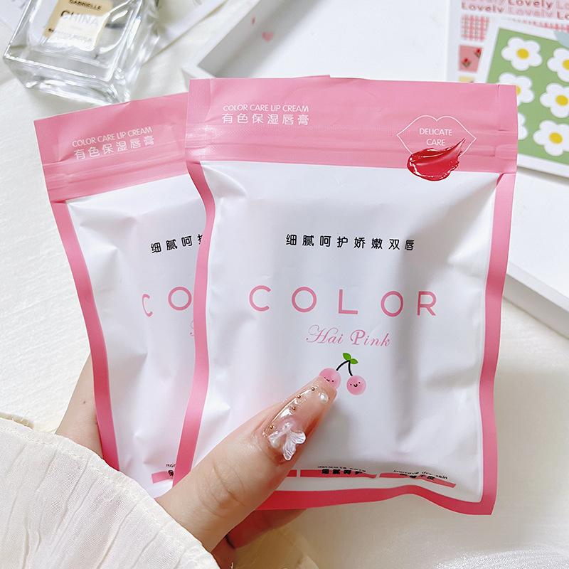 1/3 шт. Бальзам для губ Увлажняющий противосухой бальзам для губ Легко носить с собой Губная помада против растрескивания Цветной оттенок для губ Макияж Уход за губами Косметика