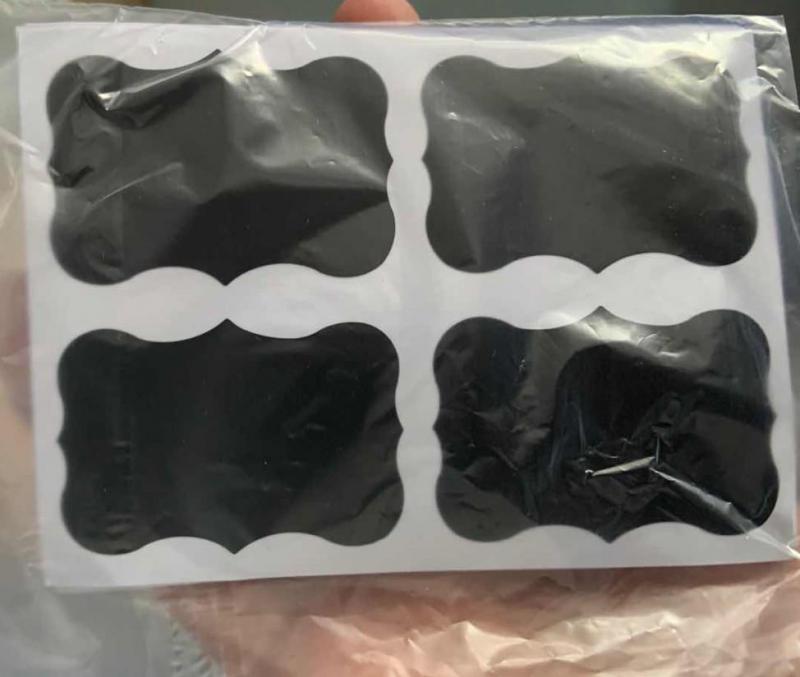 /9 Sets Blackboard Spice Sticker Reusable Jam Labels Kitchen Stickers Organizer Wall Sticker Home Decor Chalkboard Label