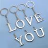 Custom English Alphabet Keychain: Personalized Letter Pendant Gift