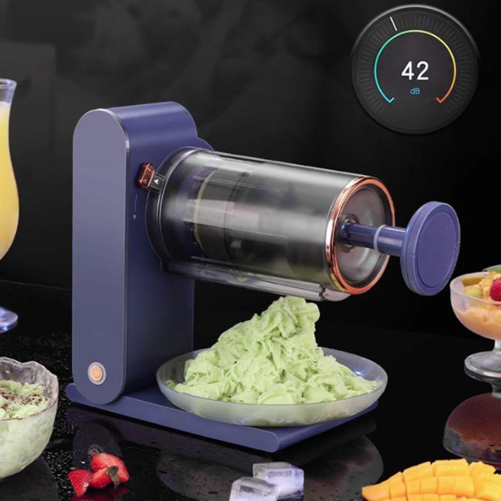 Wireless Ice Crushing Machine with Tray Ice Shaver Multi-purpose Ice Crusher Drink Shop