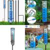 Rain Gauge Upgraded Freeze Proof Rain Gauge Outdoor Best Rate 7" Capacity Large Clear Scale Rain Guage with Long Stake