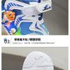 Kids Light-Up Cartoon Sneakers Boys Girls Breathable Mesh Upper Non-Slip PVC Sole Fall Outdoor Walking Shoes
