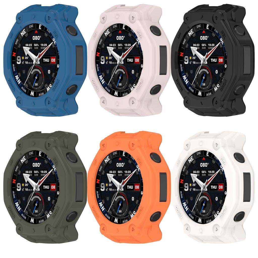 Защитный чехол из ТПУ для умных часов Amazfit T-rex 3, покрытие ремешка, мягкий силиконовый бампер для Trex 3Pro 48, защитный корпус, аксессуары