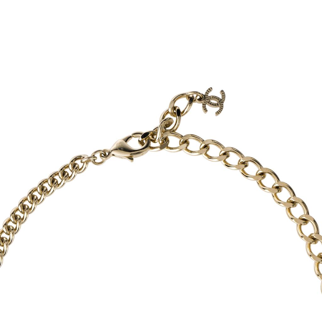 Chanel Металлические ожерелья с двойной буквой C Унисекс ABA439B10548NN157