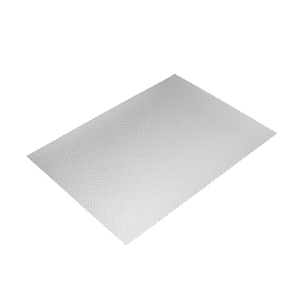 Simba ABC HOBBY Metal Carbon Pattern Decal Seal Silver 70254 Thin Styling Sheet