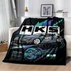HKS Racing car printed Blankets Fashion Warm Blanket Soft And Comfortable Blanket Home Travel Blankets BedLinings Birthday Gift