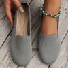 Fashion Flat Heel Casual Shoes Women Spring Summer Autumn Knits Ballet Flats Round Head Trendy Print Shoes Barefoot Loafers Shoes
