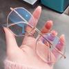 Octagon Metal Frame Women Glasses Female Computer Reading Glasses Eyeglasses Photography Accessories