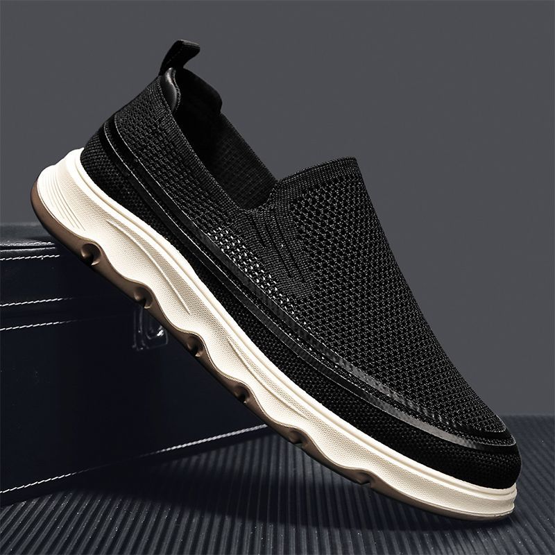 Breathable and Odor Proof Mesh Men's Shoes New Summer Breathable and Odor Proof Sports and Leisure Shoes Men's Thin Shoes, One Foot Mesh Shoes